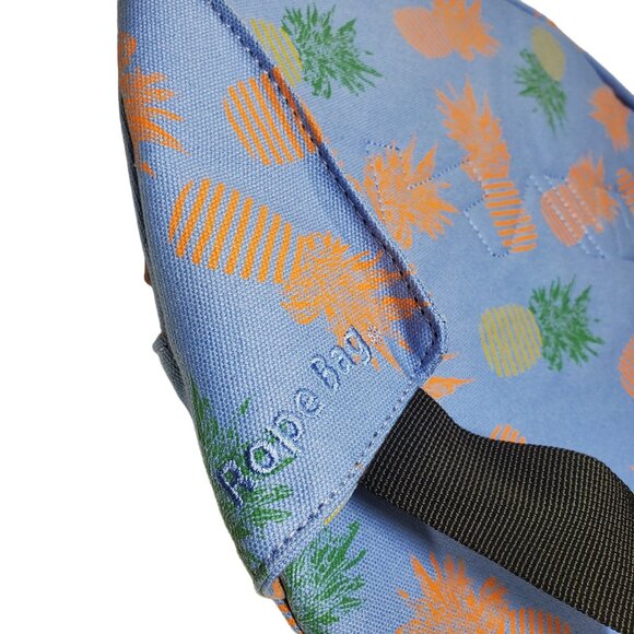 NWT Kavu Rope Bag Canvas Sling Backpack Pineapple Pirouette Pastel Unisex 20x11 - Picture 6 of 9